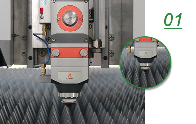 4000w Metal Fiber Laser Cutting Machine With Yaskawa Servo Motor Yaskawa servomootoriga 4000 W metallkiust laserlõikusmasin