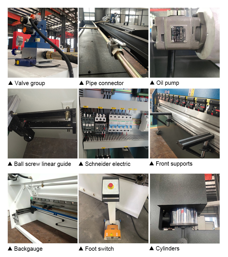 63t 2500mm Nc Carbon Steel Sheet Bending Machine Hydraulic Press Brake 63t 2500mm Nc süsinikterasest lehtede painutusmasin hüdrauliline presspidur