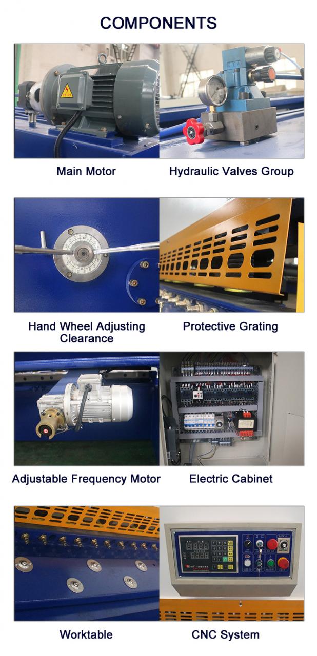 Cnc Nc Hydraulic Press Metal Guillotine Shear Machine For Carbon Stainless Steel Sheet Cnc Nc hüdrauliline press metallist giljotiini lõikemasin süsiniku roostevabast terasest lehe jaoks